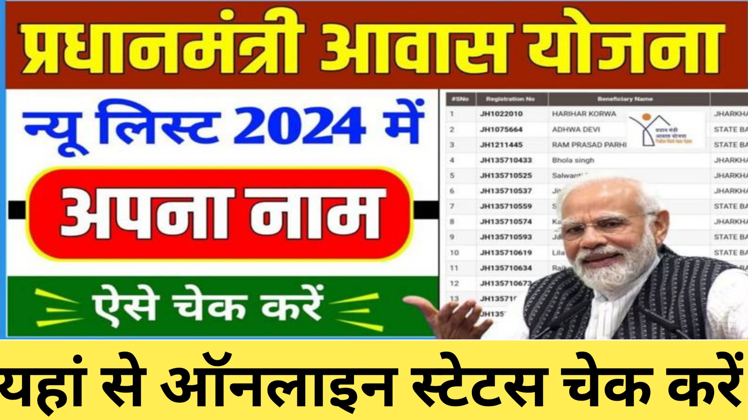 PM Awaah Yojana Payment Cheak