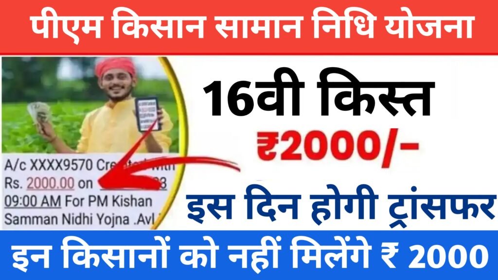 PM Kisan Samman Nidhi Yojana 2024