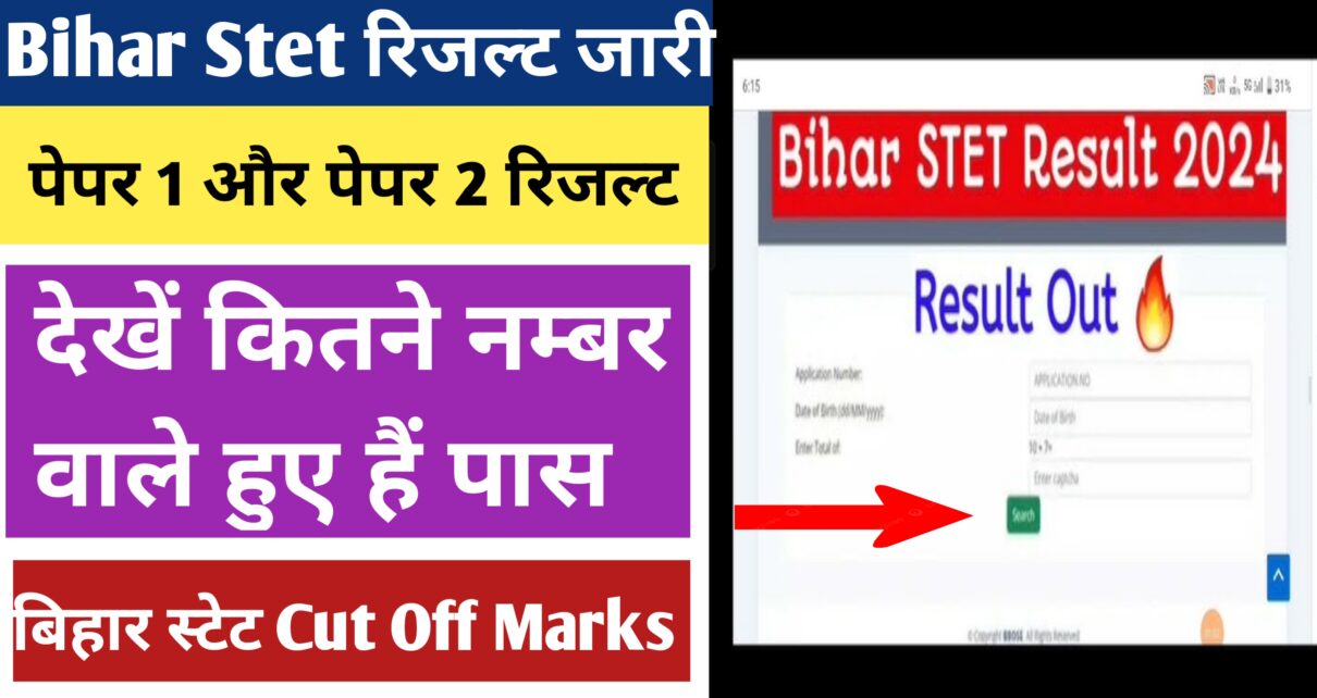 Bihar STET Result 2024