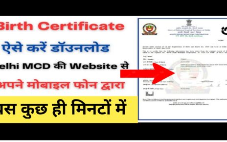 Birth Certificate Online Apply 2024