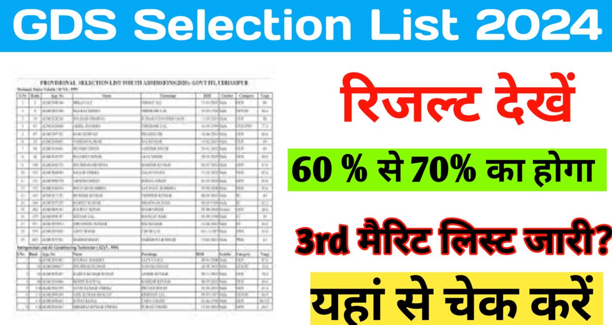 GDS Selection List 2024