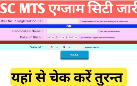 SSC MTS Application Stutas 2024