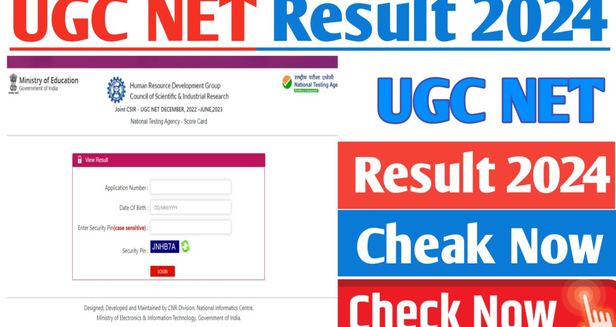 UGC NET Result 2024