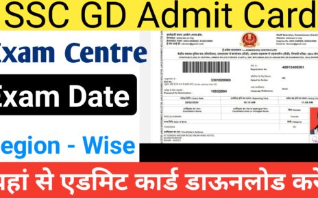 SSC GD Admit Card 2025