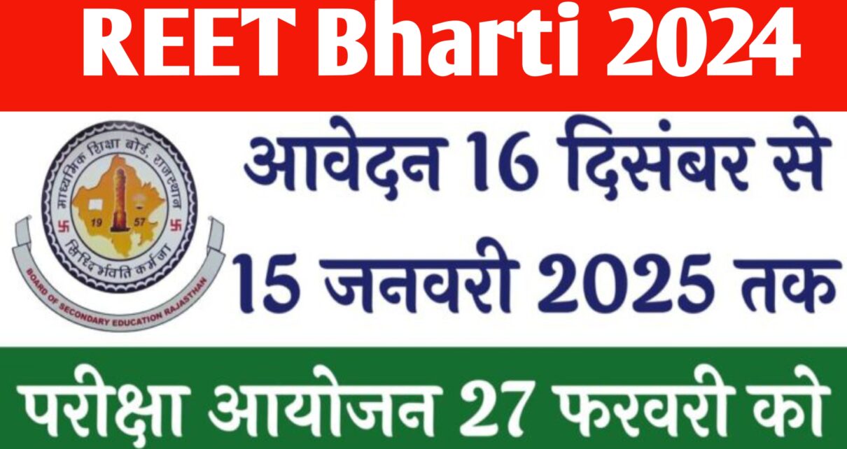 REET Notification 2024