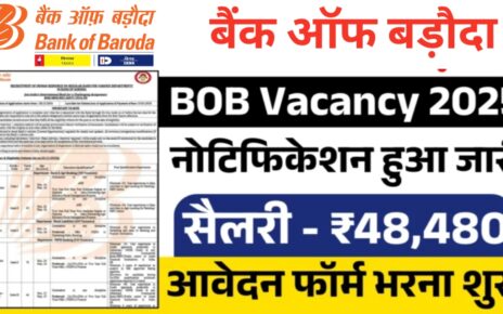 Bank Off Baroda Vacancy 2025