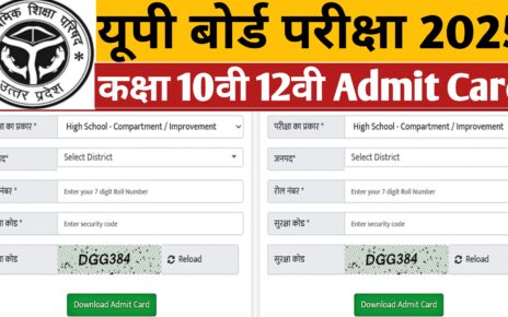 UP Board Admit Card 2025