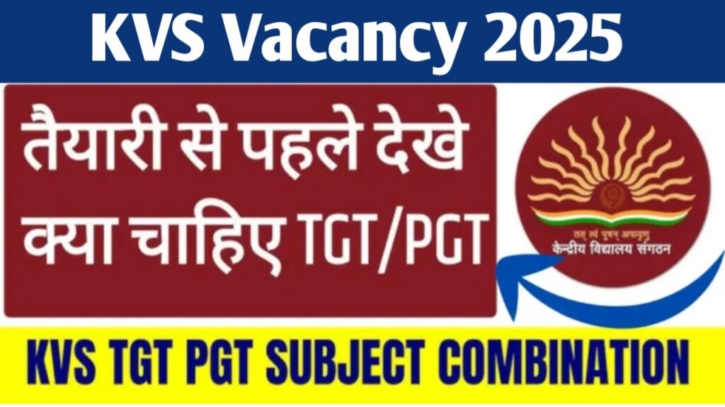 KVS Teacher Recruitment 2025