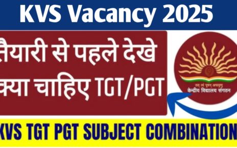 KVS Teacher Recruitment 2025