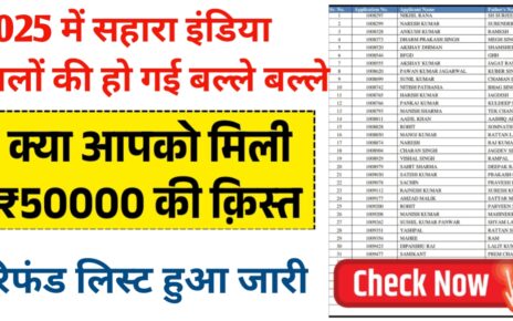 Sahara India Refund List 2025
