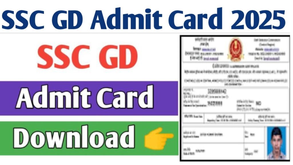 SSC GD Admit Card 2025