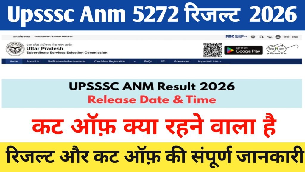 UP ANM Result 2026