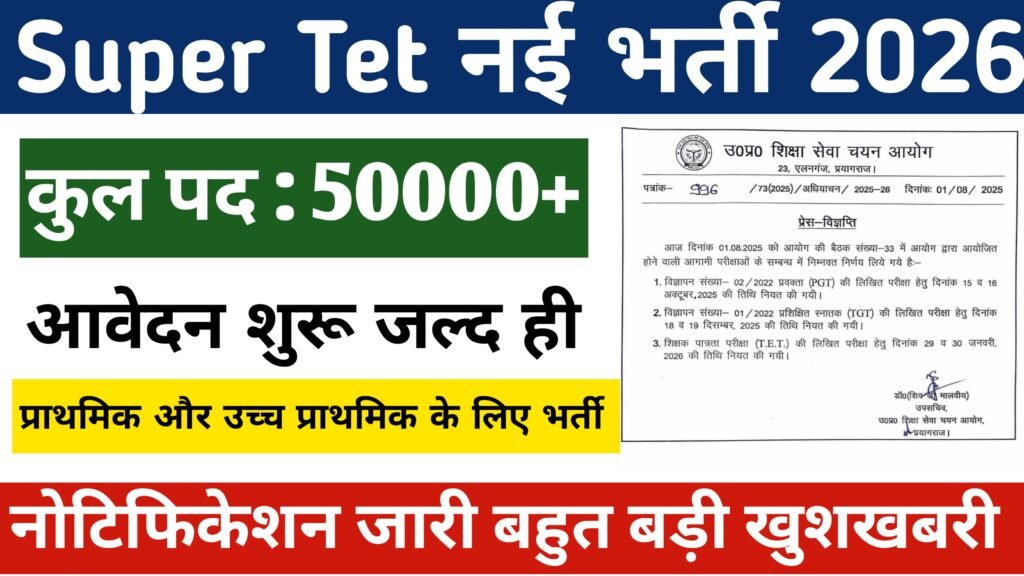 Super Tet Notification 2026 Out