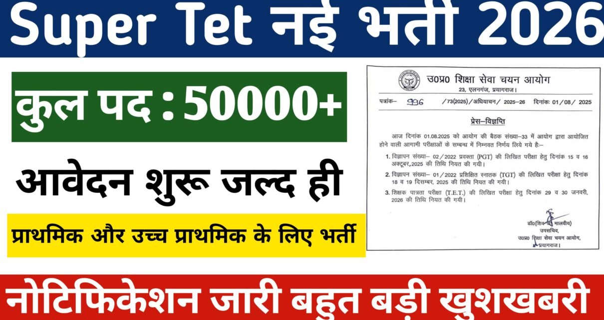 Super Tet Notification 2026 Out