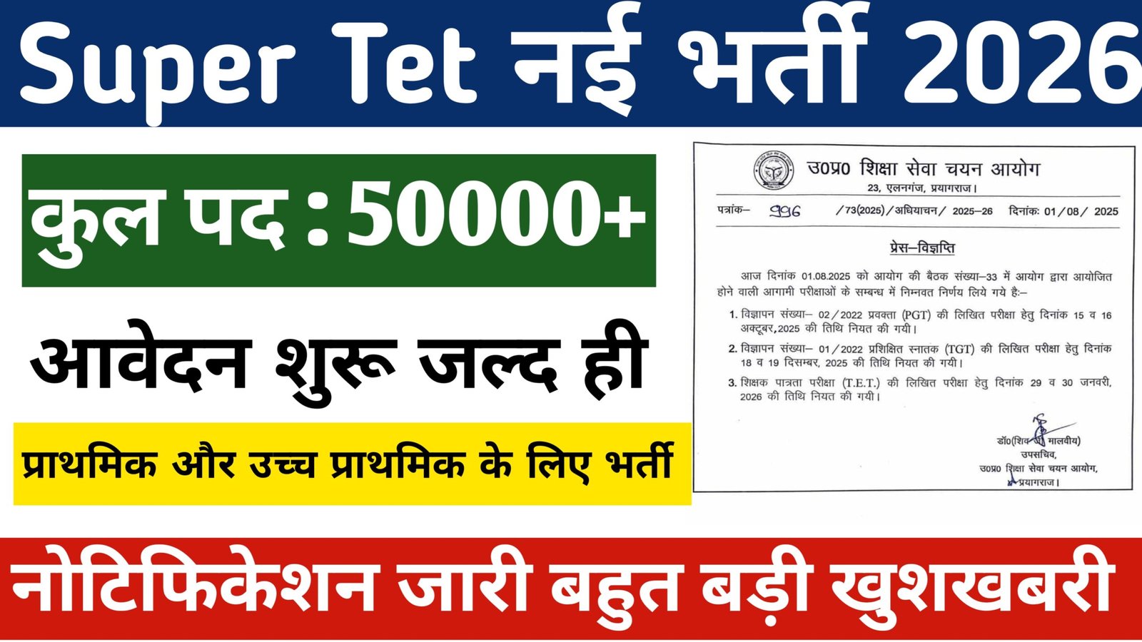 Super Tet Notification 2026 Out