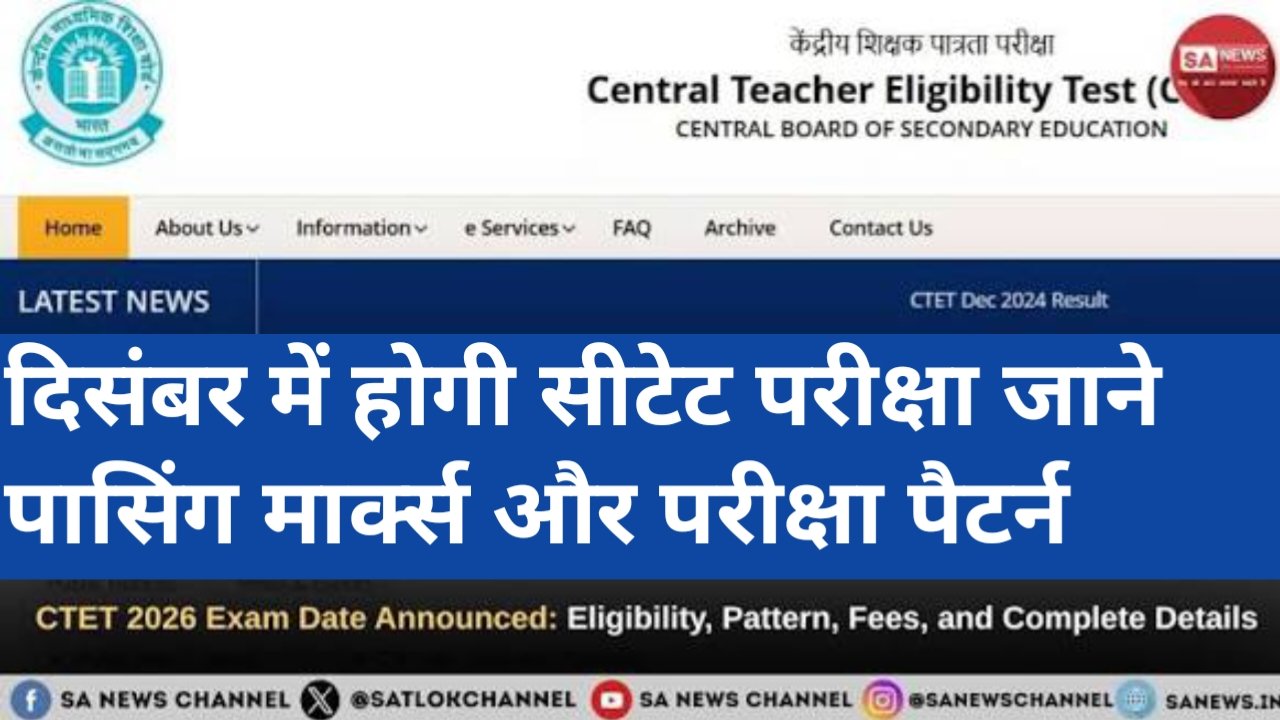 CTET Exam 2026 Pattern Stretegy